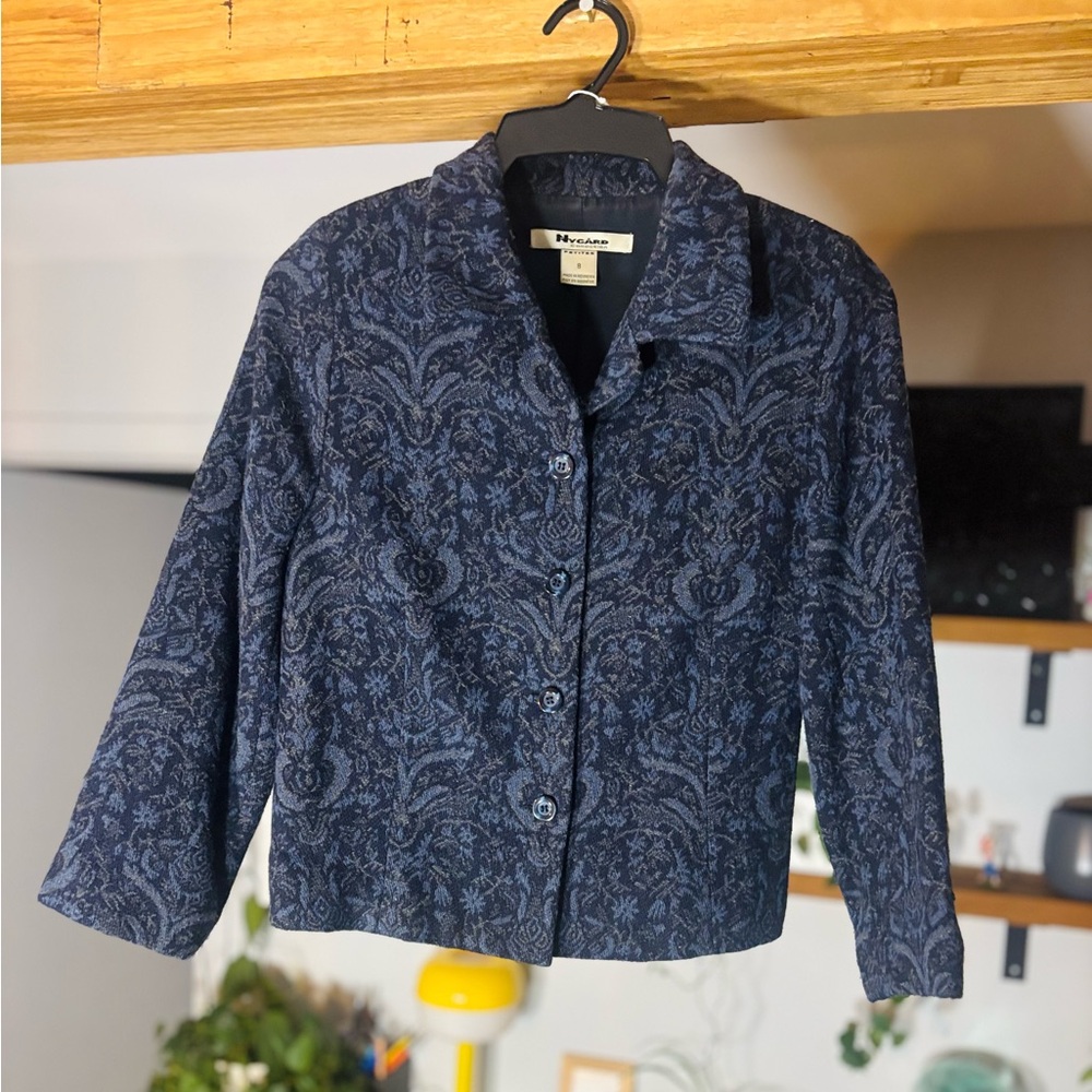 VTG Nygard Collection Blazer – Size 8 – Wool and Rayon Blend